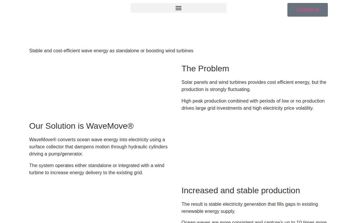 OE Systems AB website preview