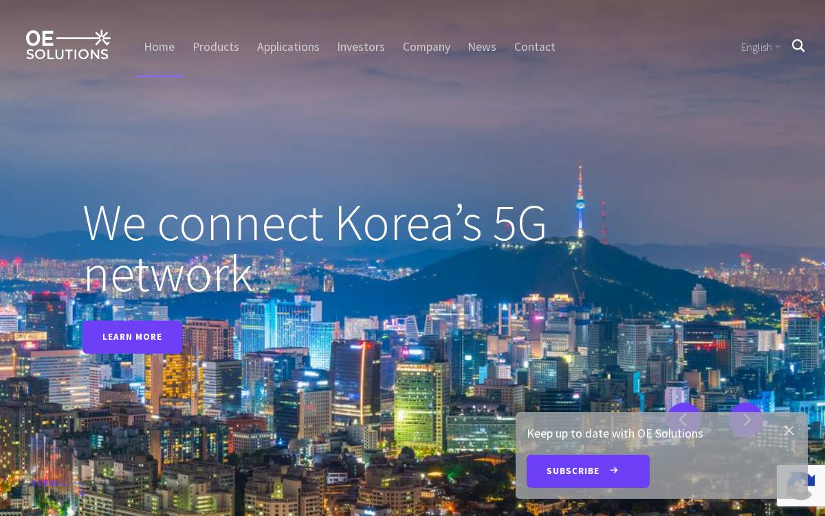 Oesolutions website preview