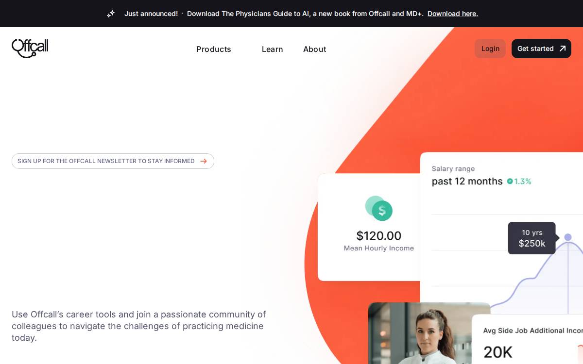Offcall website preview