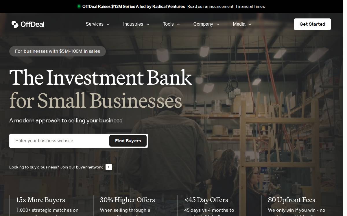 OffDeal website preview