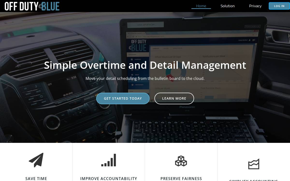 Offdutyblue website preview