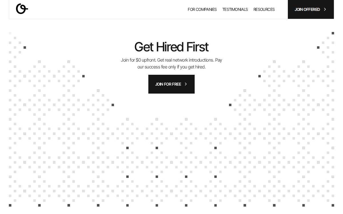 Offered website preview