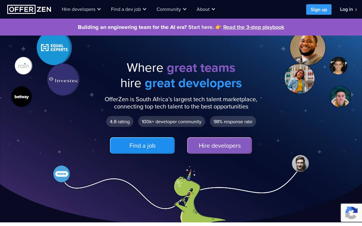 OfferZen website preview
