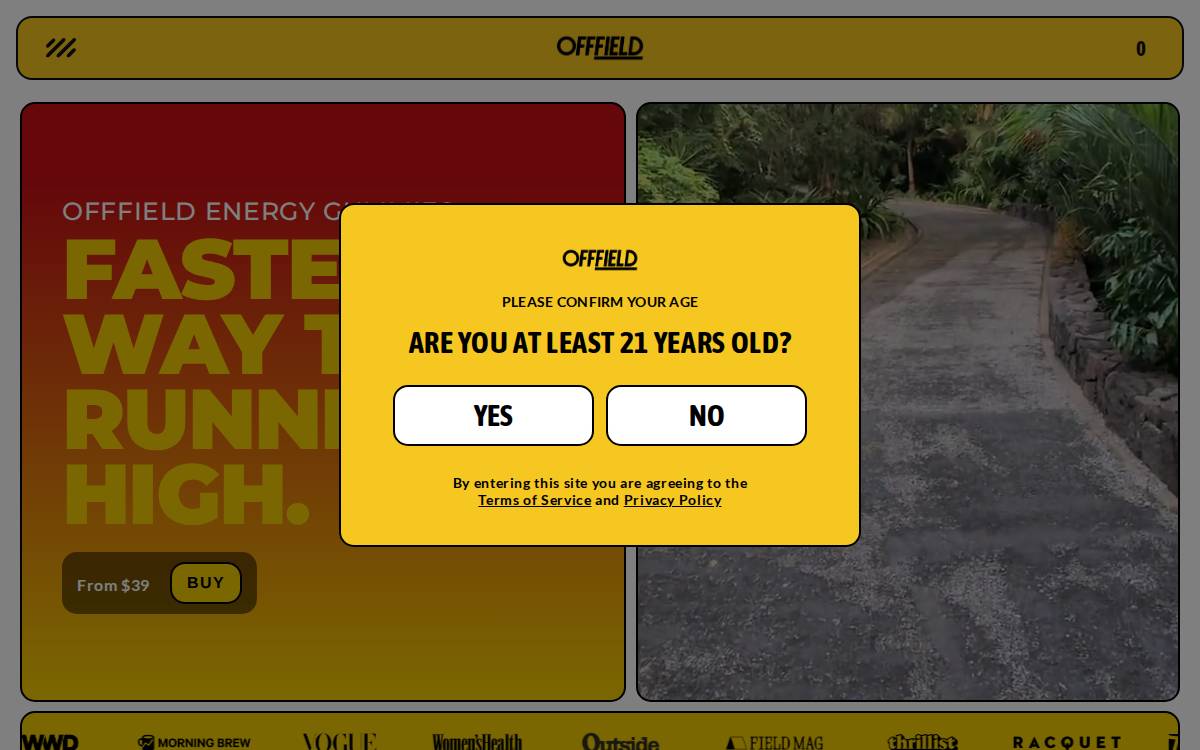 OFFFIELD website preview