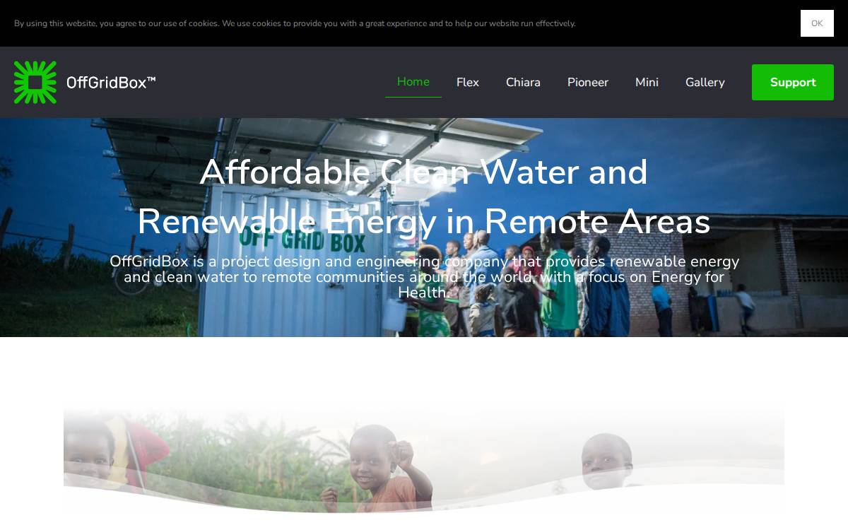 OffGridBox website preview