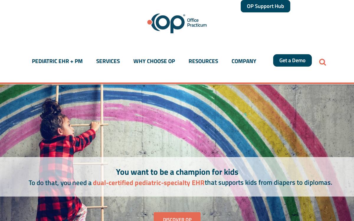 Office Practicum website preview