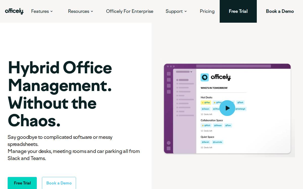 Officely website preview