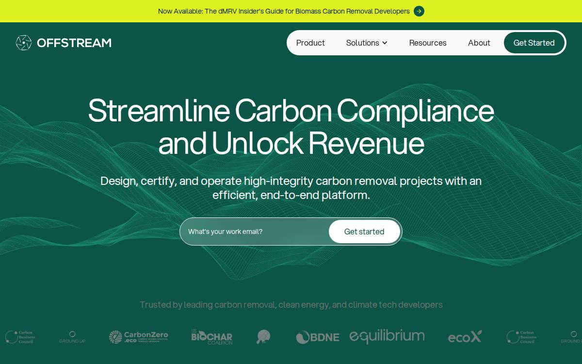 Offstream website preview