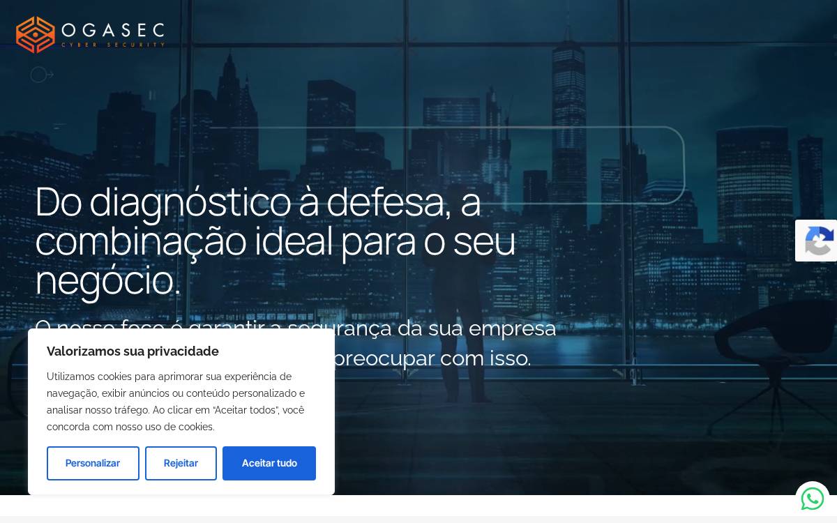 Ogasec website preview