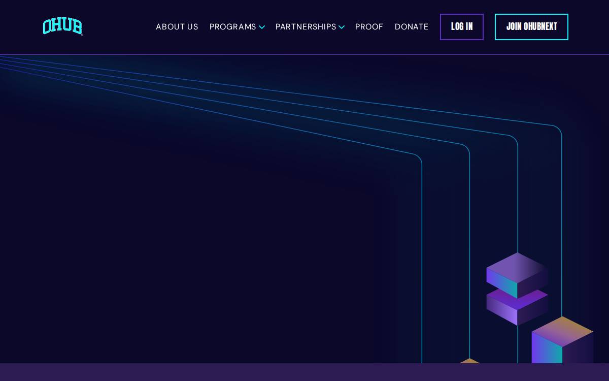 Ohub website preview