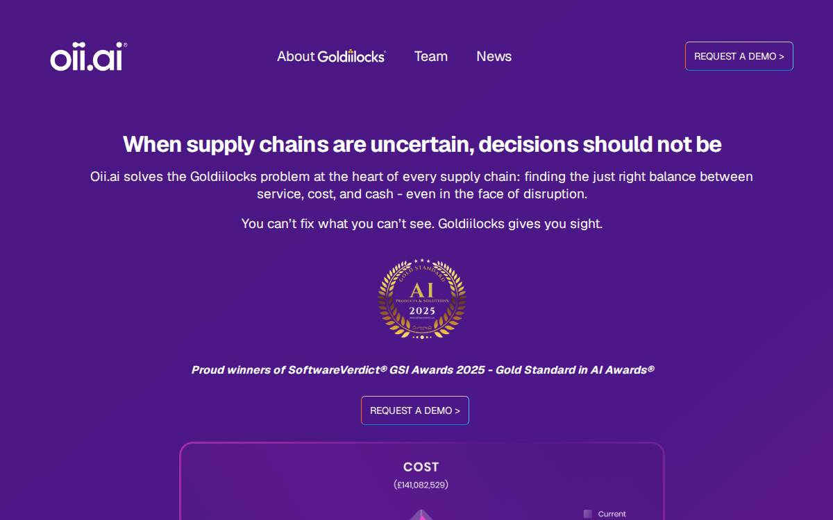 Oii website preview