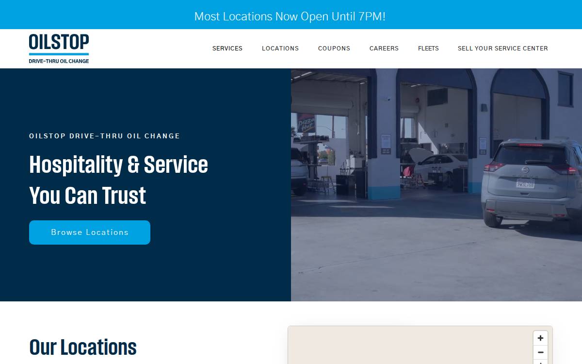 Oilstopinc website preview