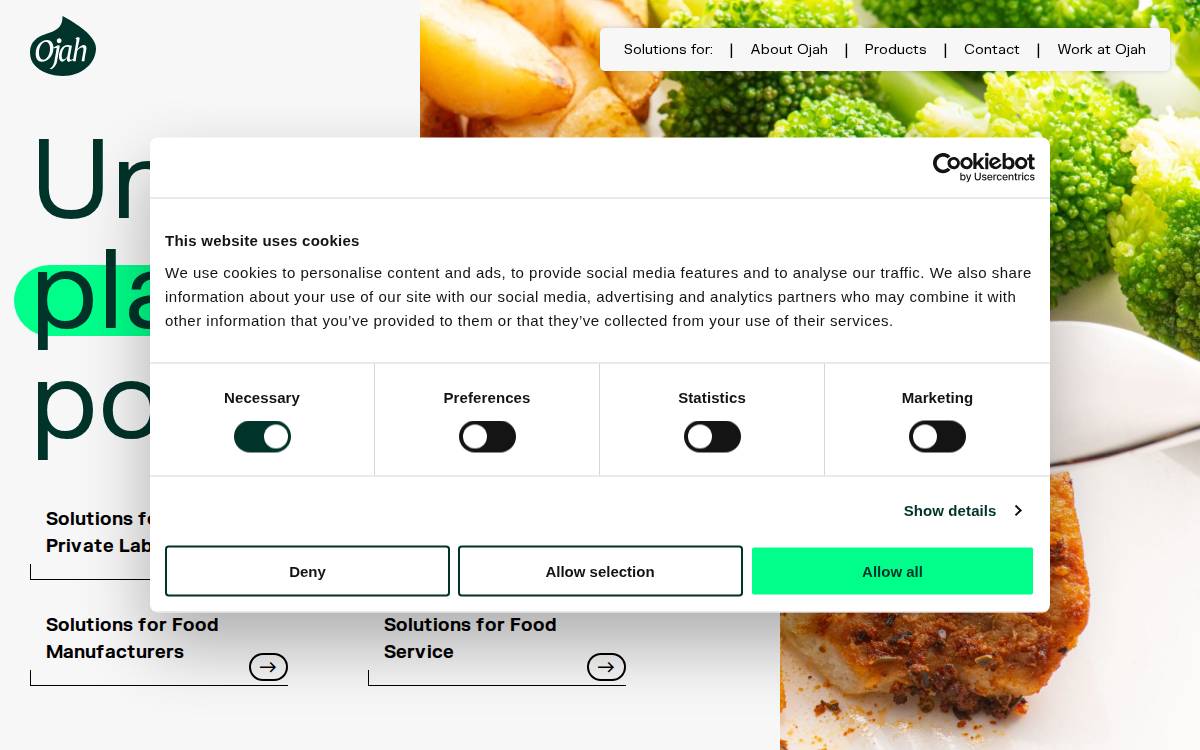 Ojah website preview