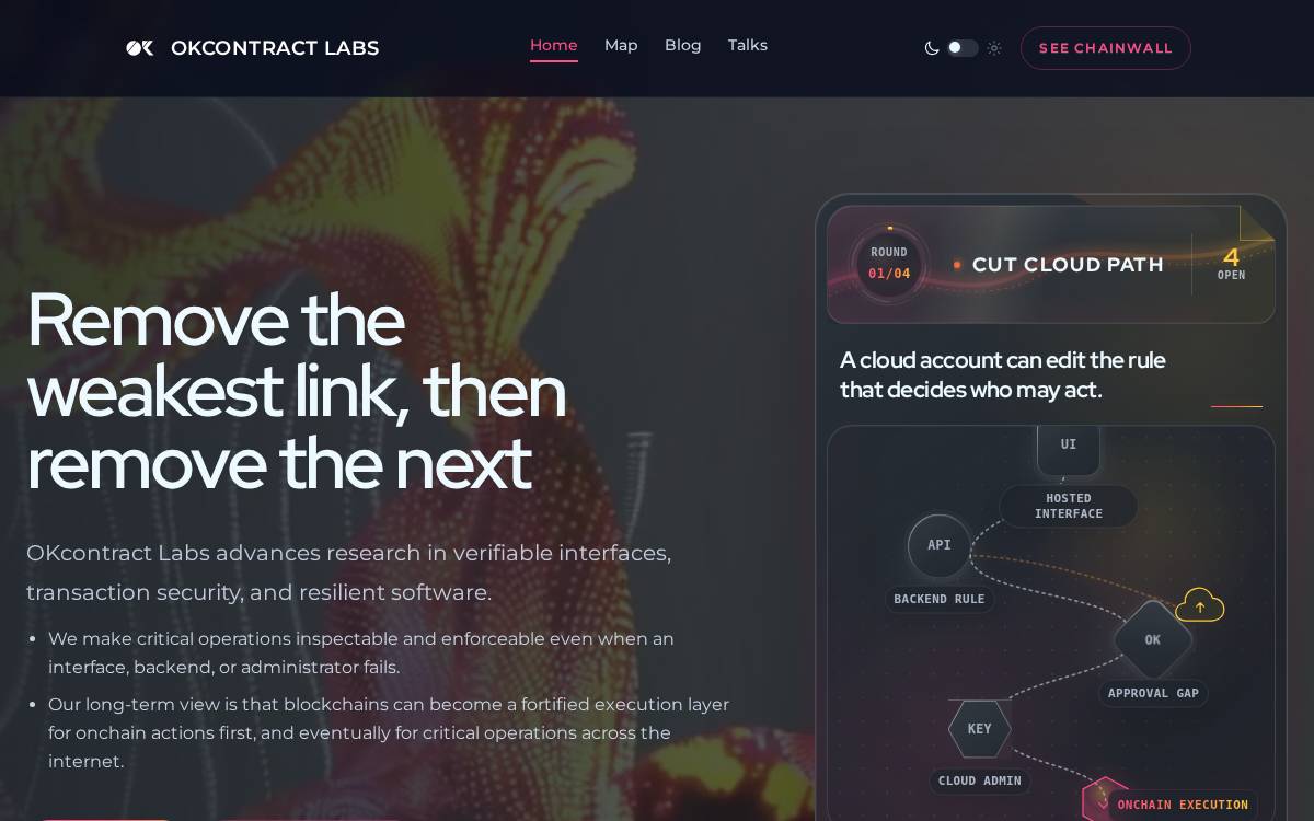 okcontract website preview