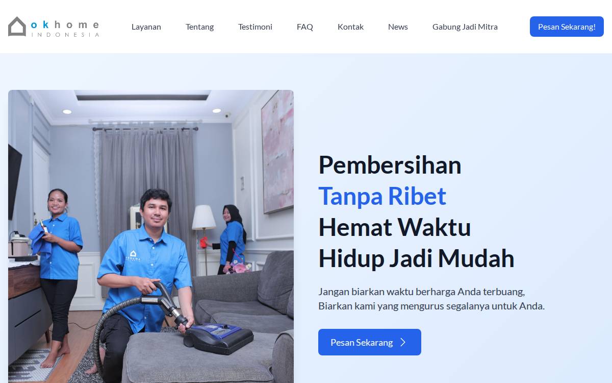 OKHOME website preview