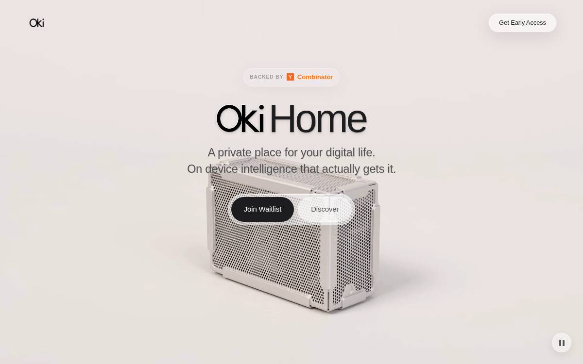 Oki website preview