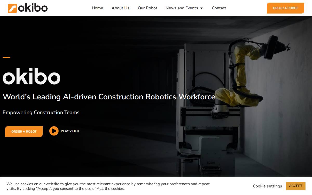 Okibo website preview