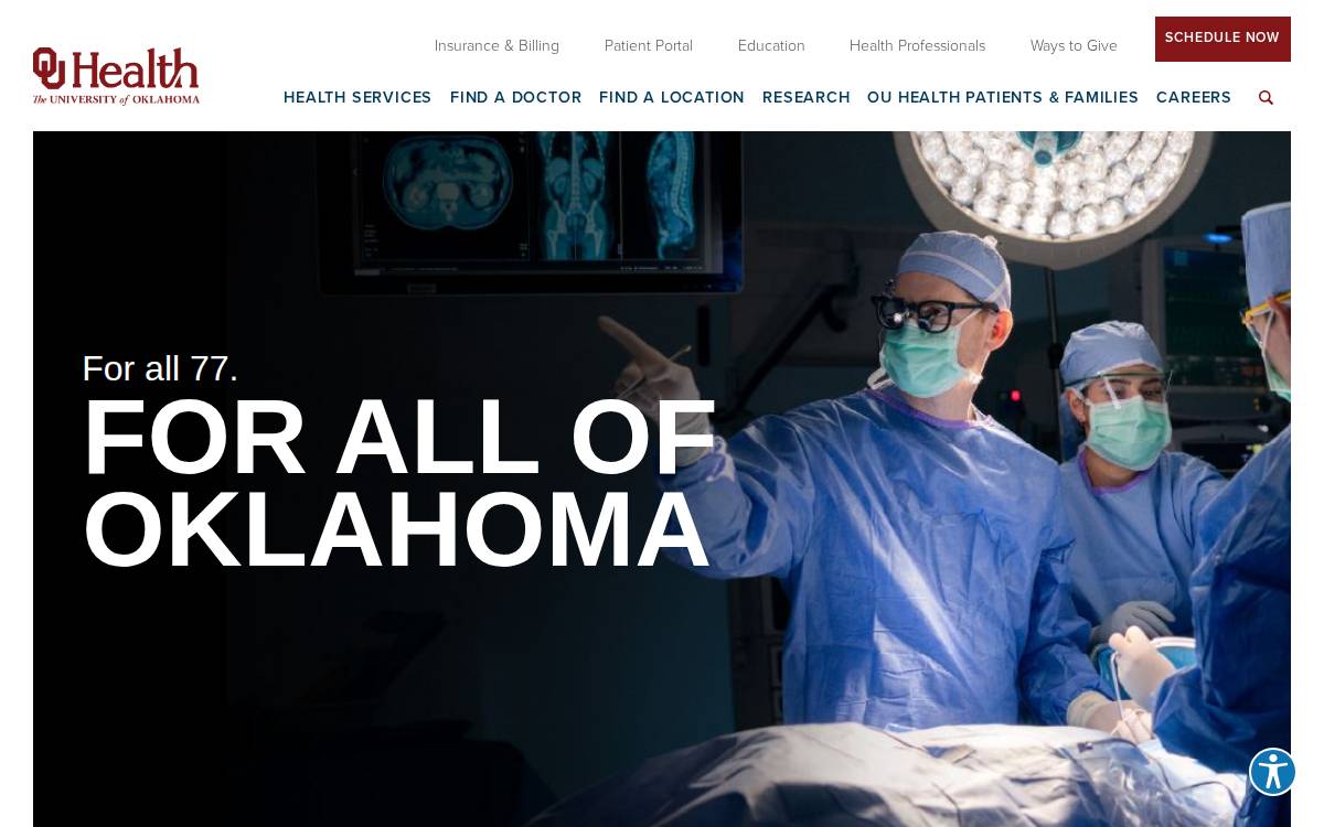 Oklahoma Breast Care Center website preview
