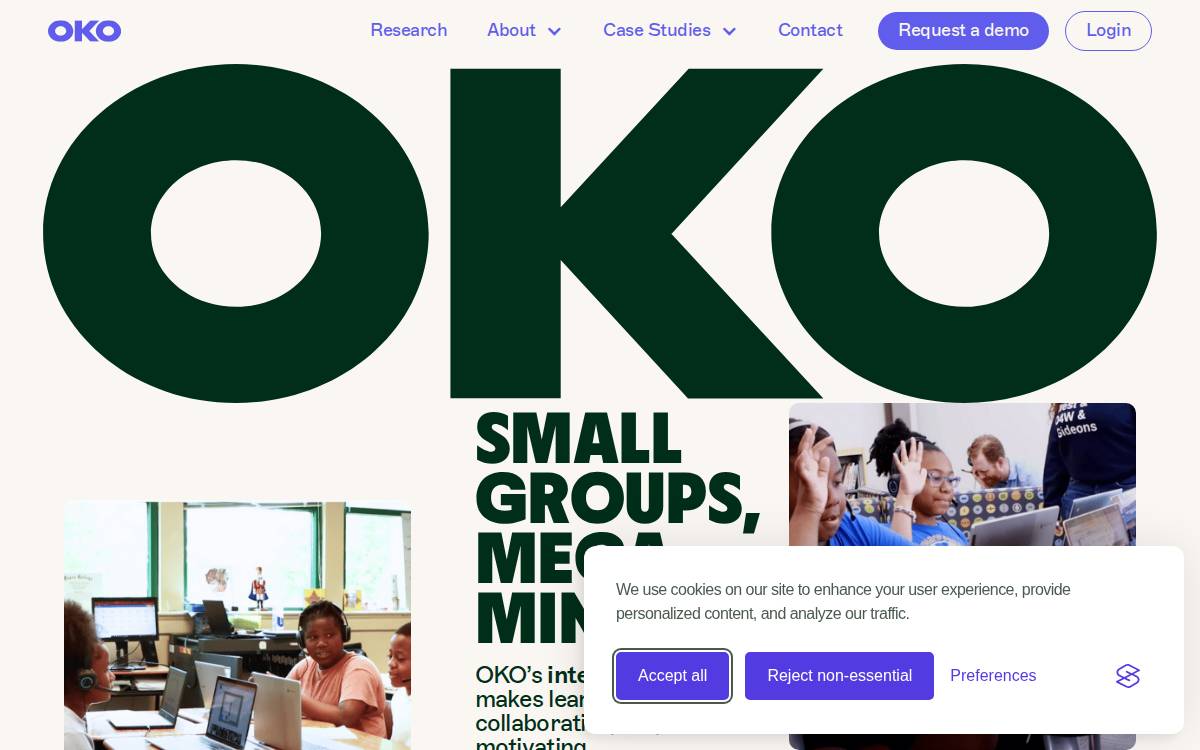 OKO LABS, INC. website preview