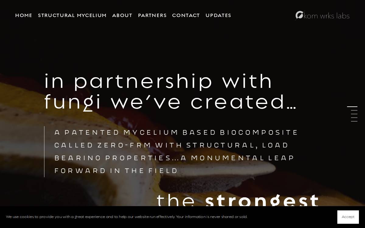 Okom Wrks Labs website preview