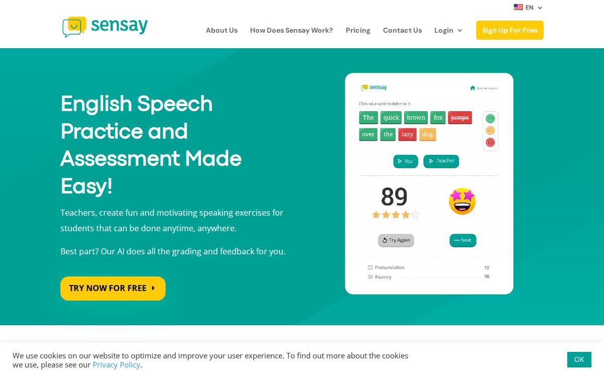 Oksensay website preview