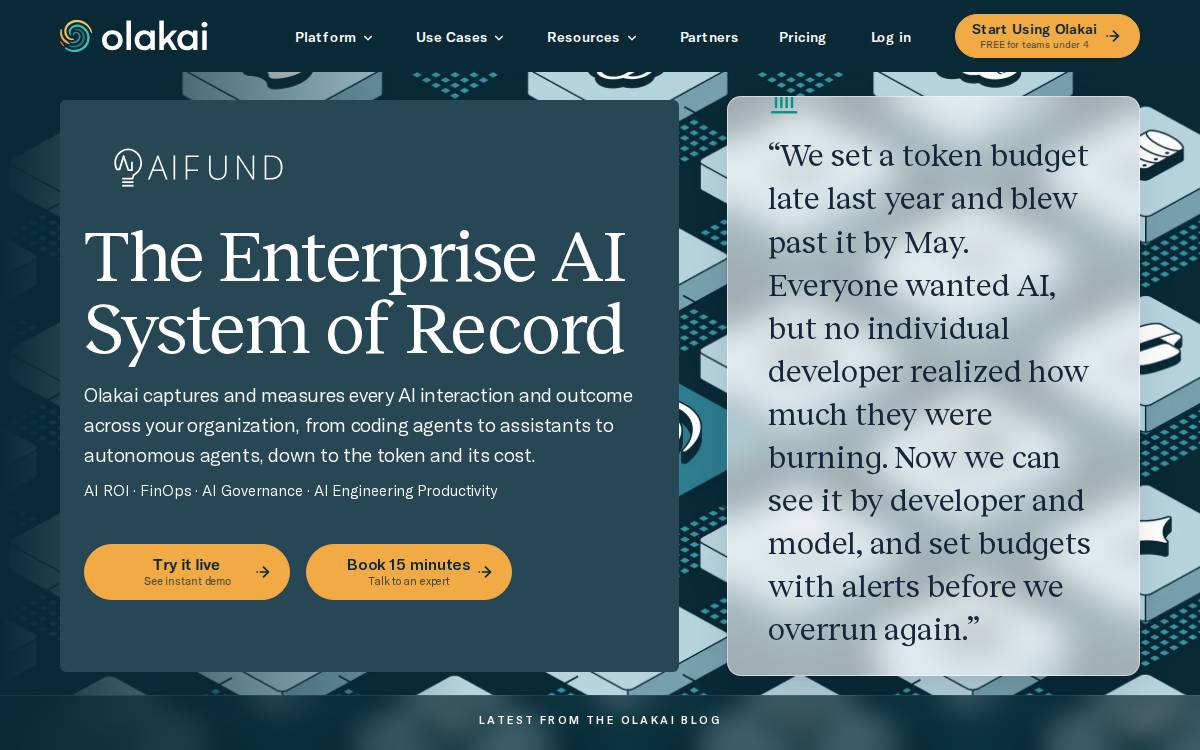 Olakai website preview
