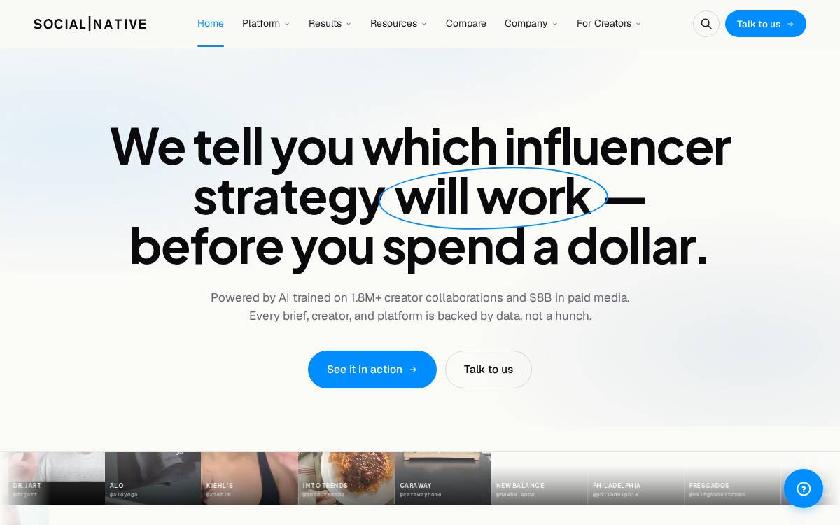 Olapic website preview