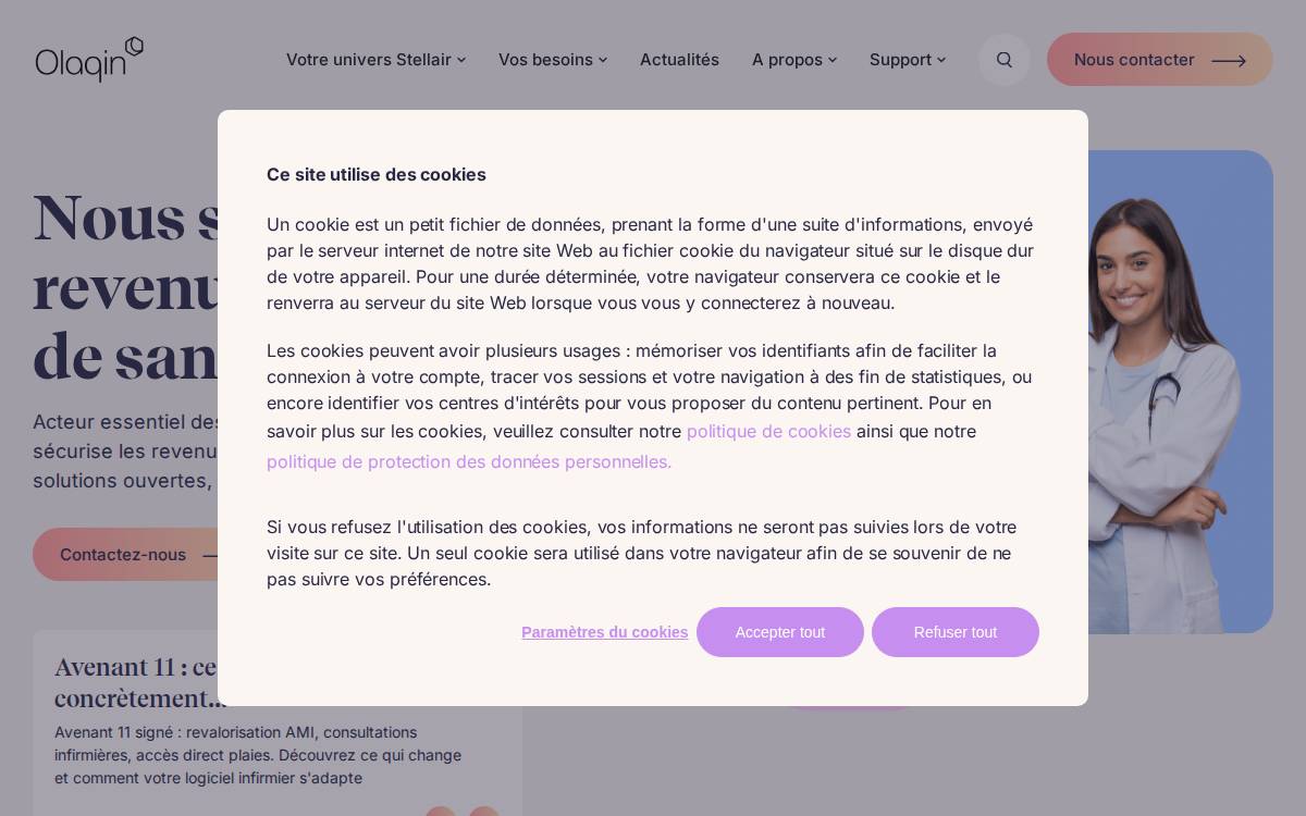 Olaqin website preview