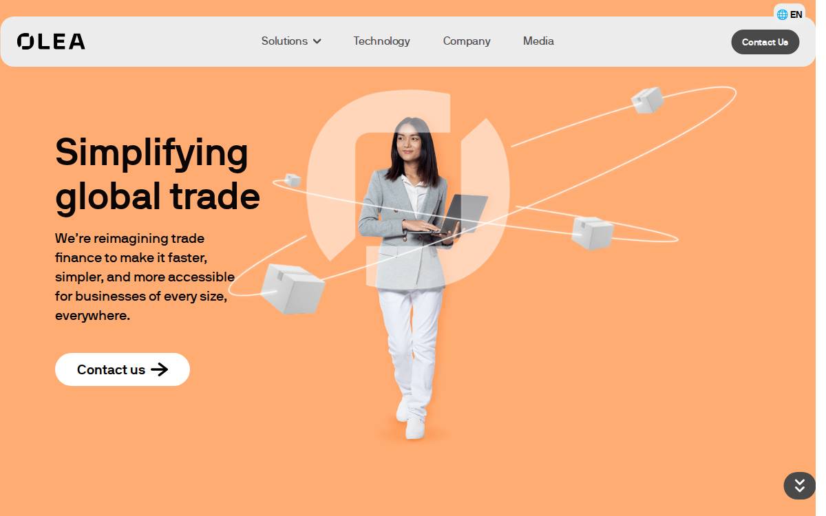 Olea website preview