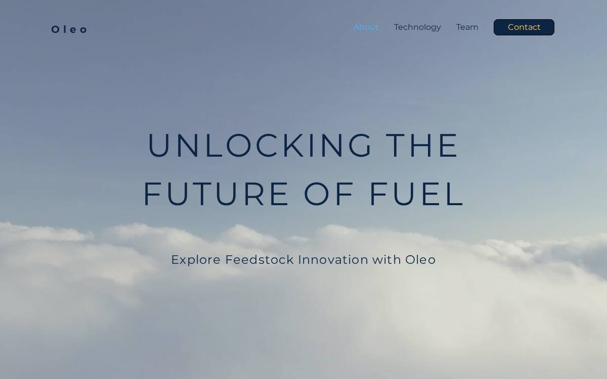 Oleospos website preview