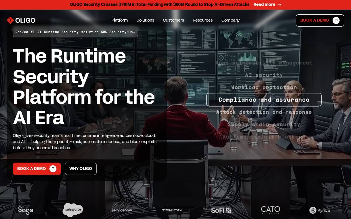 Oligo website preview