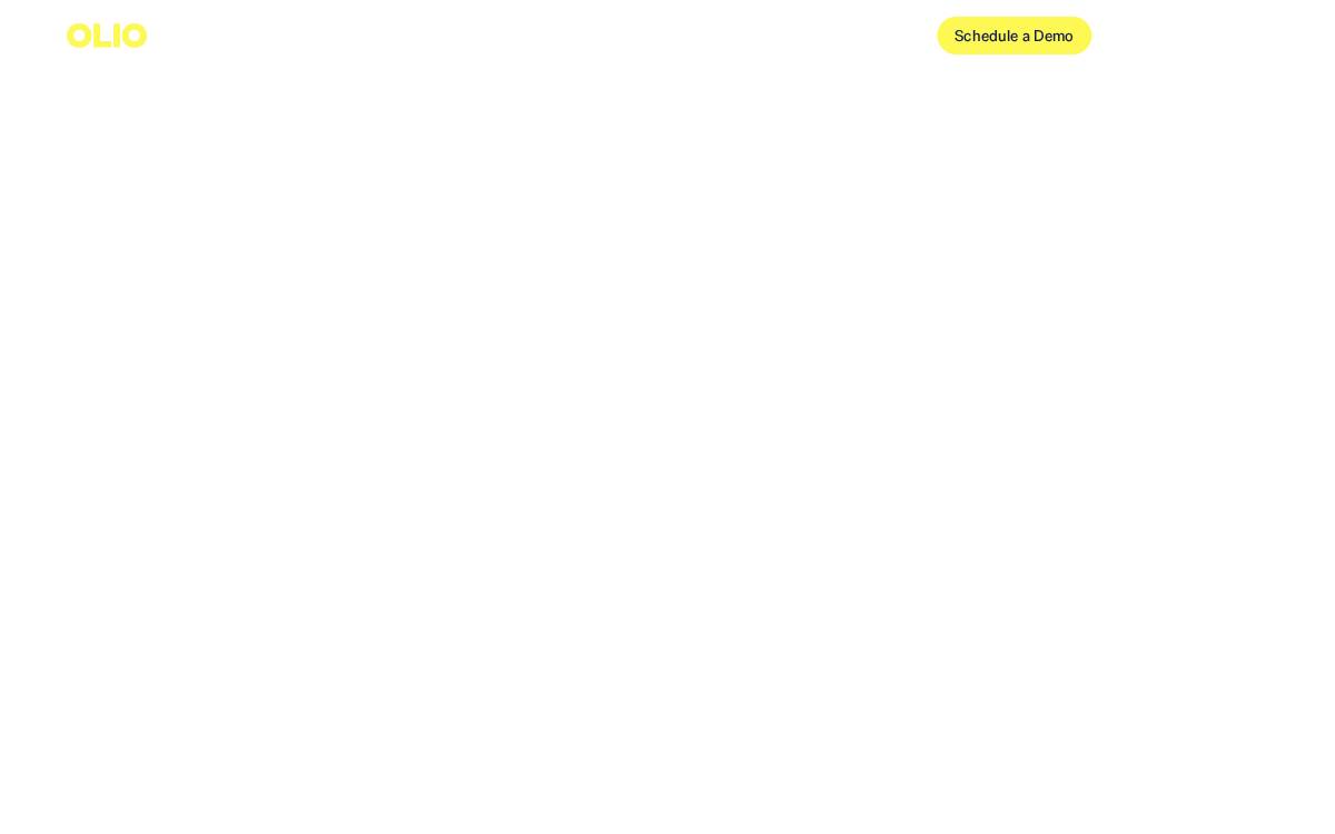 Olio website preview