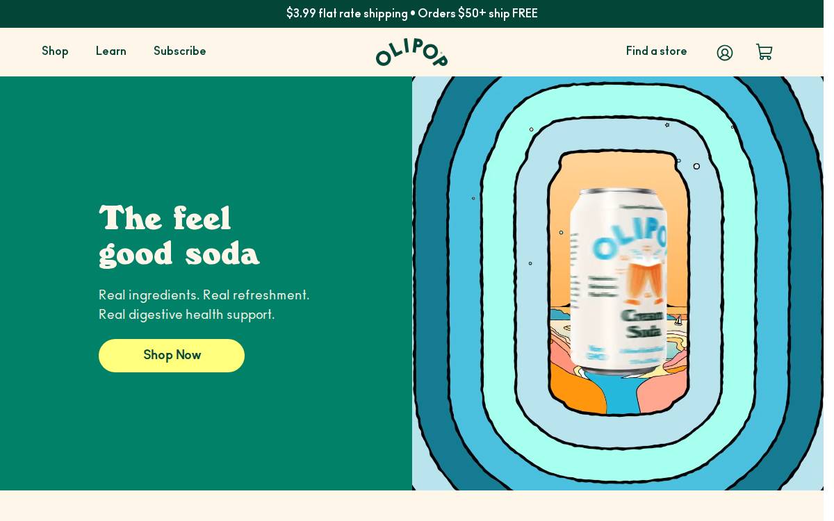 Olipop website preview