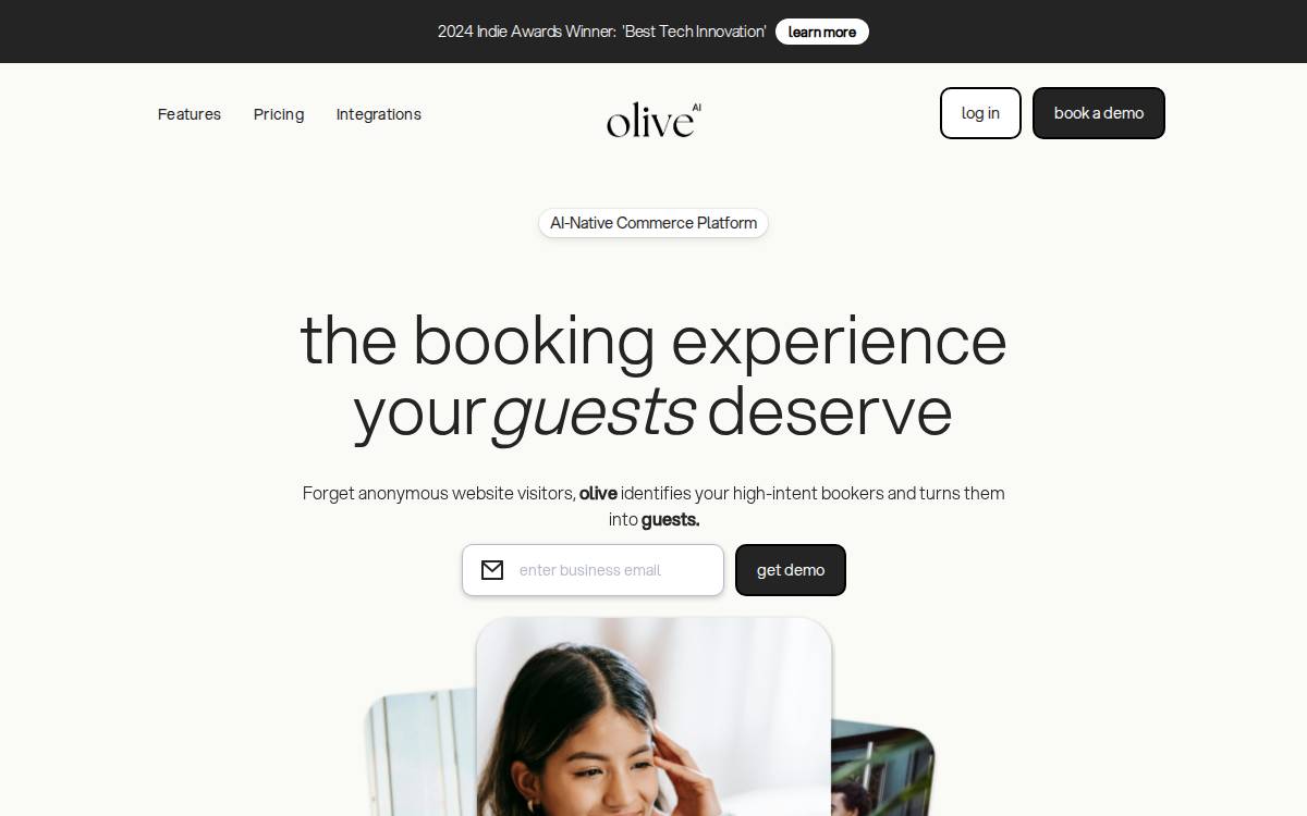 Olive website preview