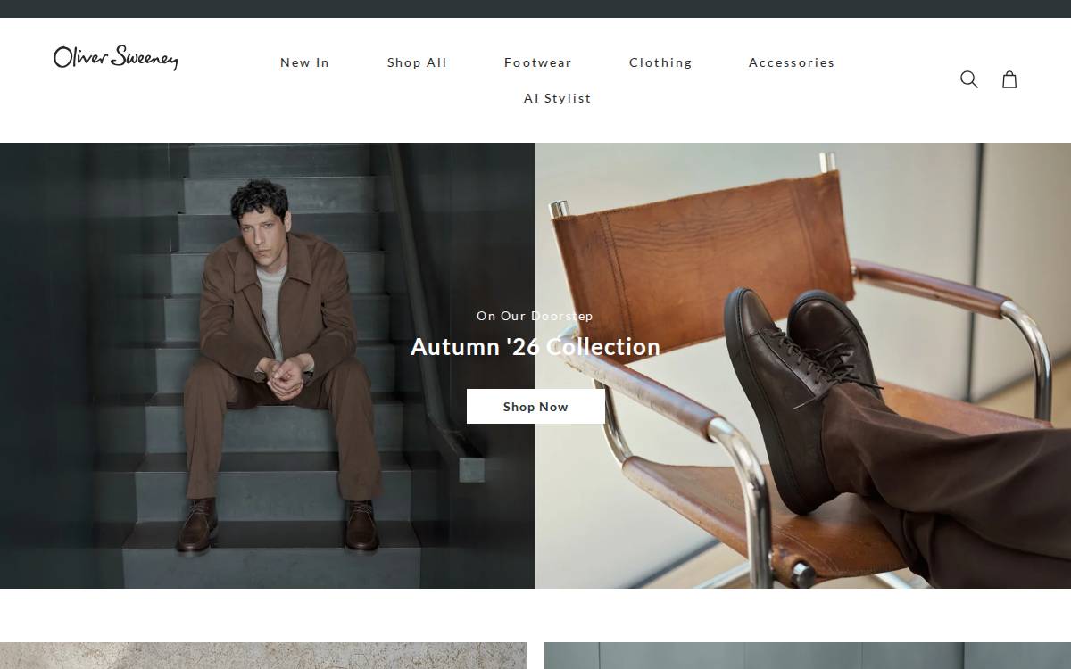 Oliver Sweeney website preview