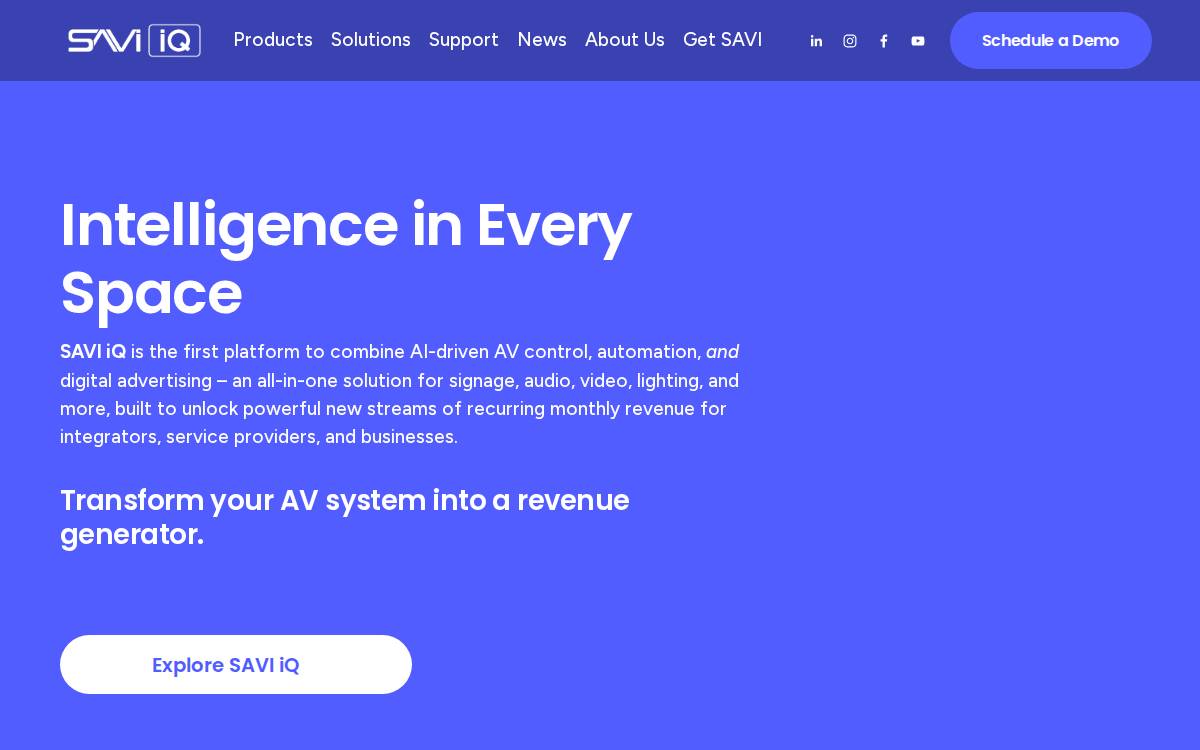Oliver IQ website preview