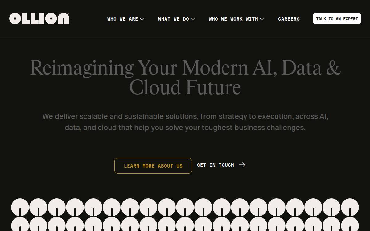 Ollion website preview