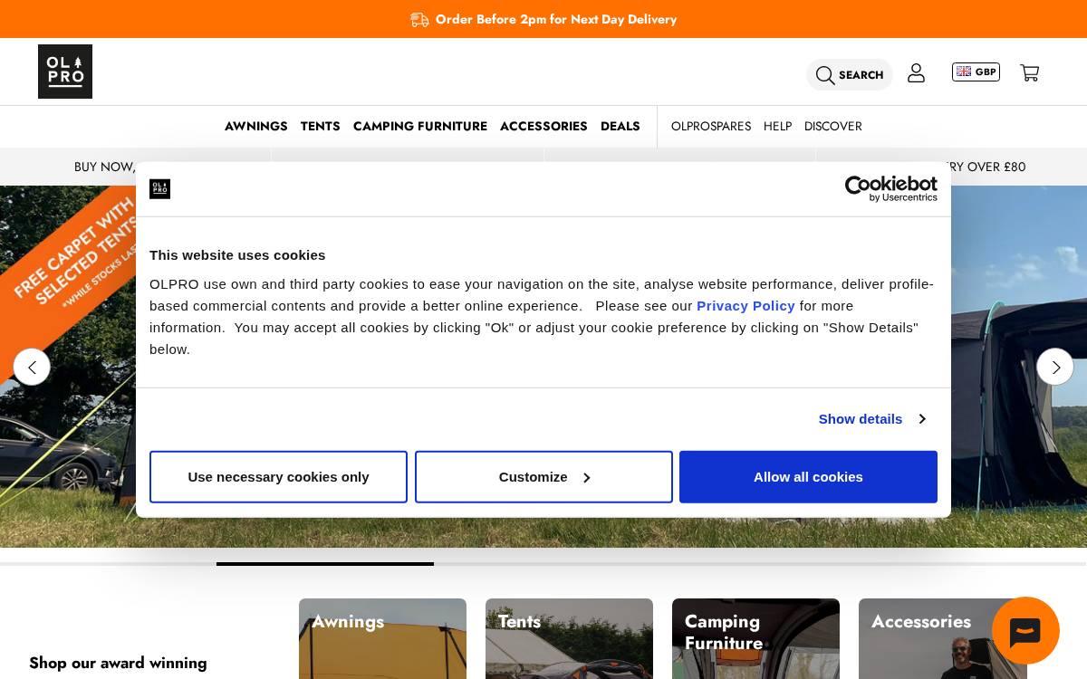 OLPRO Seed website preview