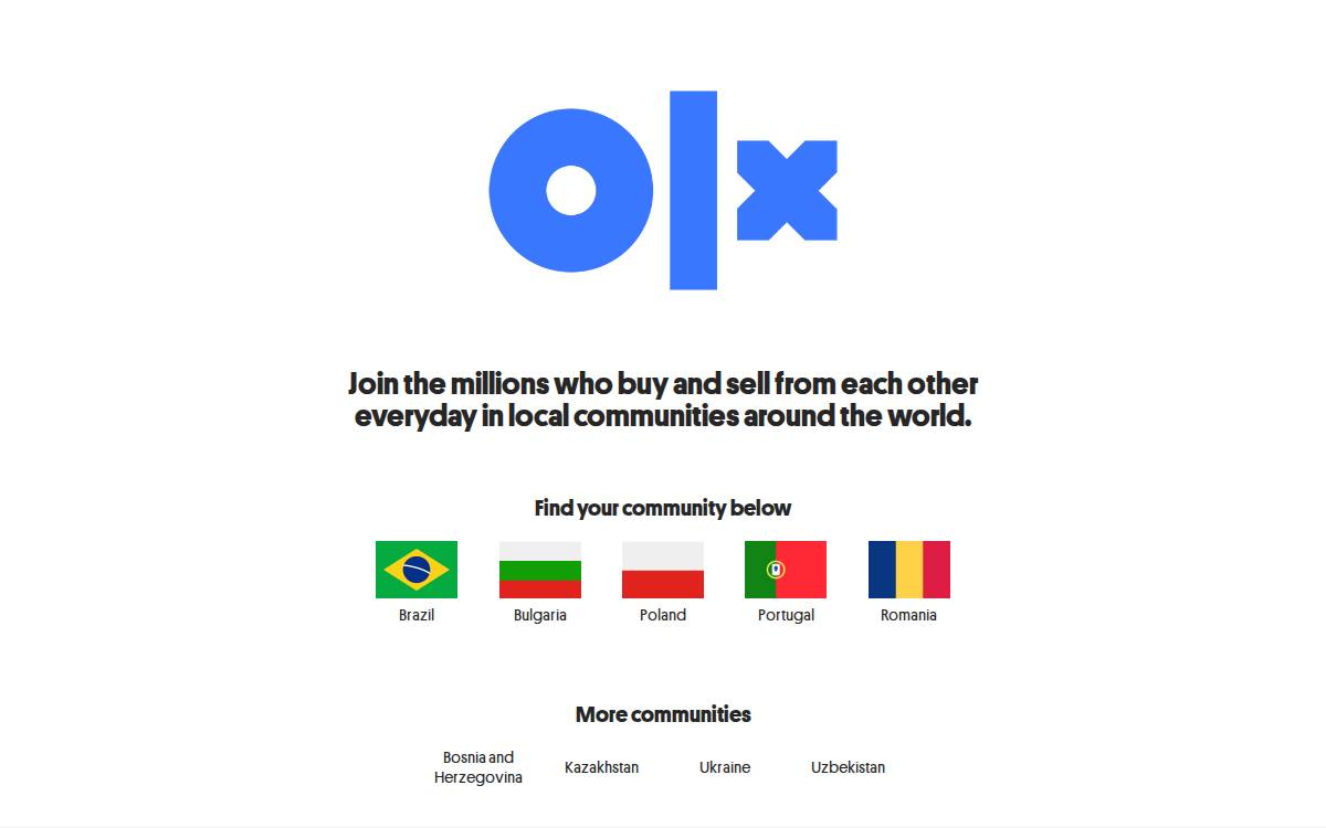 OLX website preview