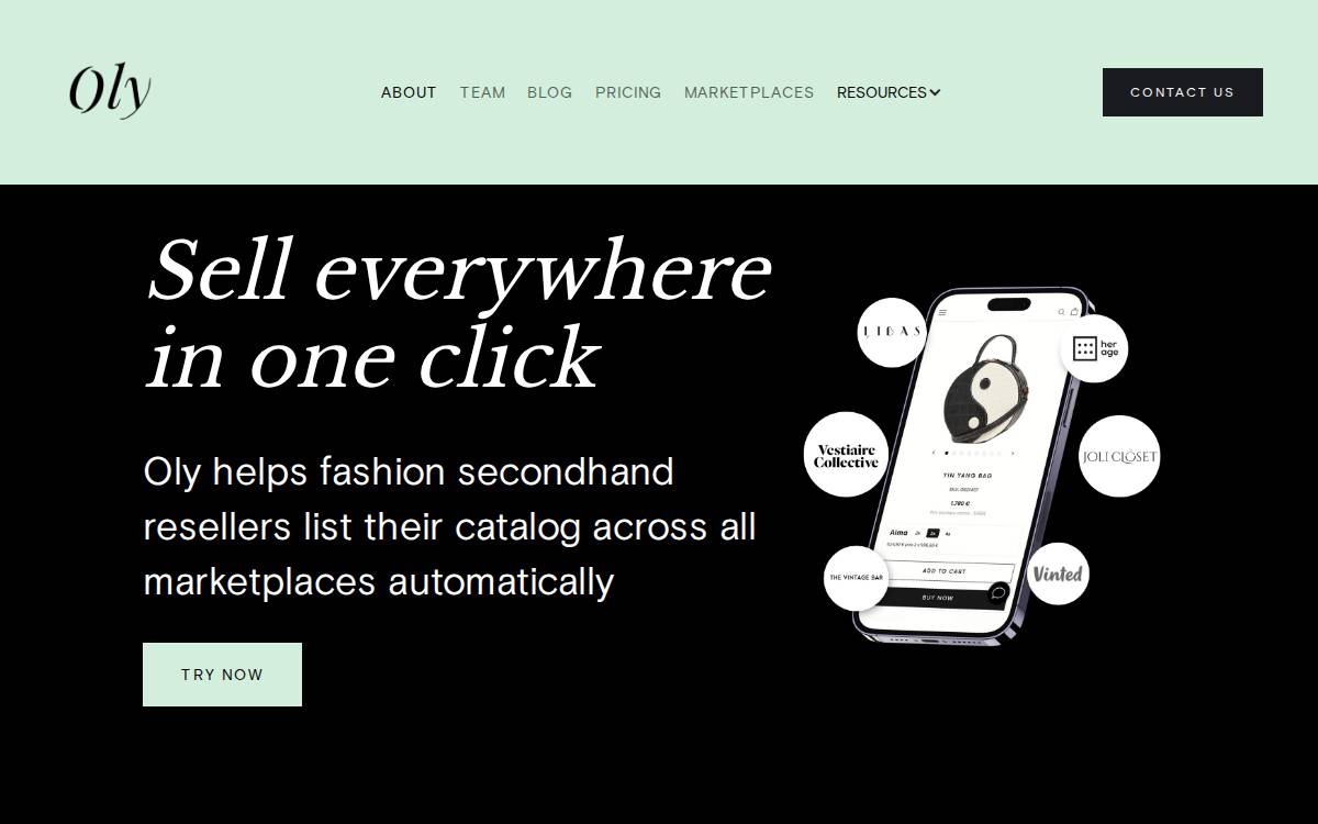 Oly website preview