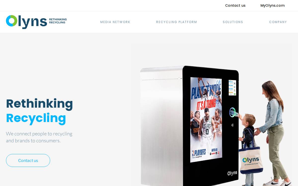 Olyns website preview