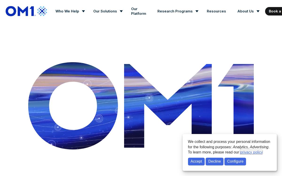 OM1 website preview