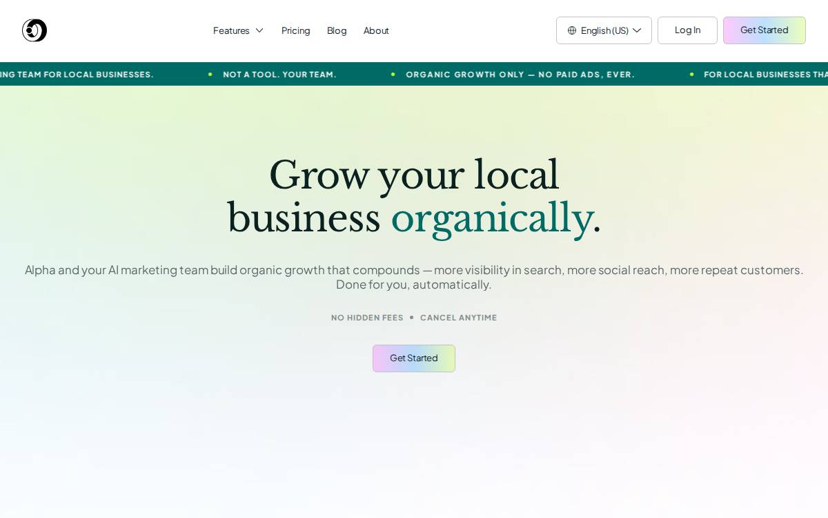 Omada website preview