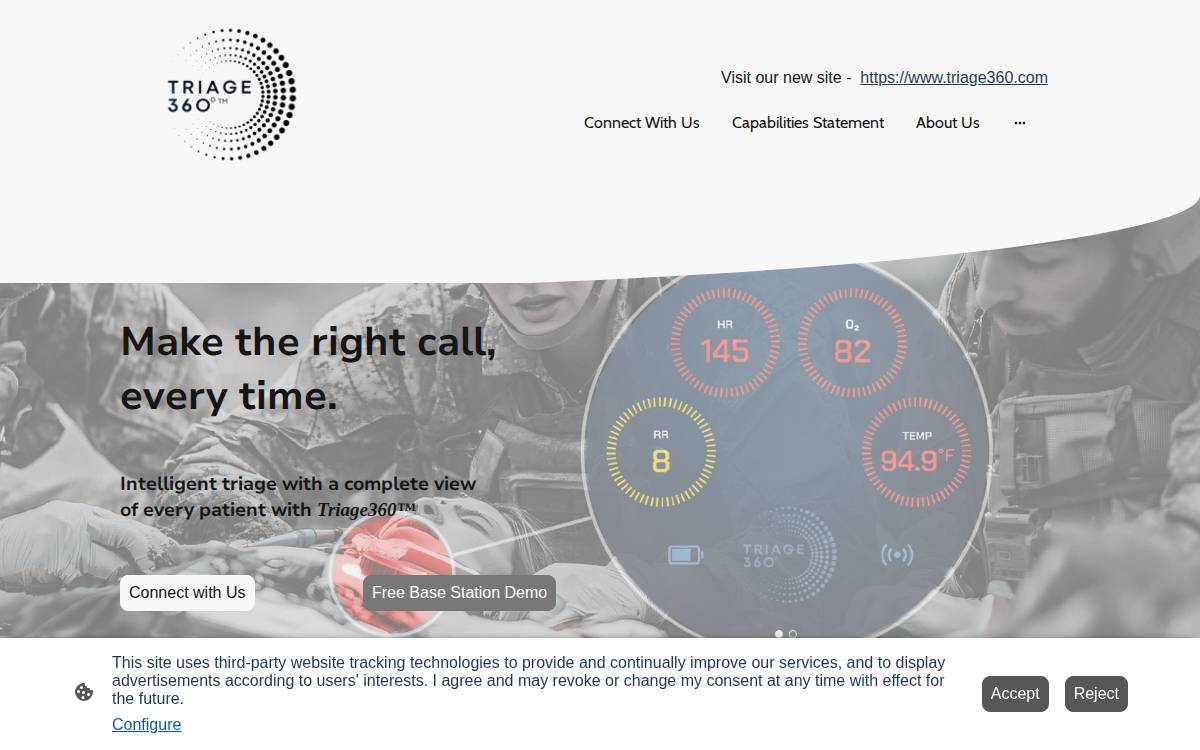 Omedus website preview