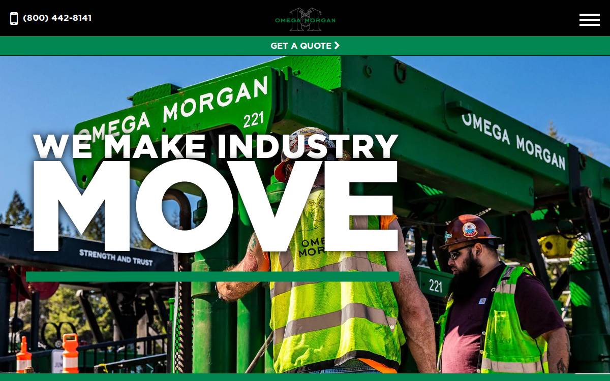 Omega Morgan website preview