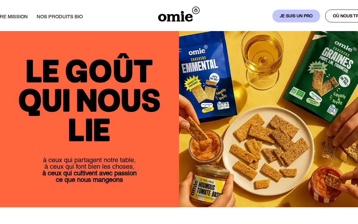 Omie&cie website preview