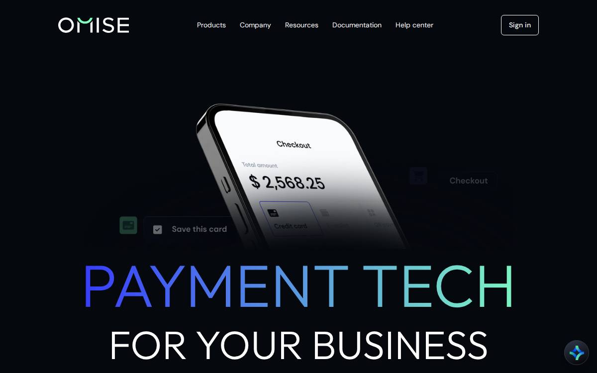 Omise website preview