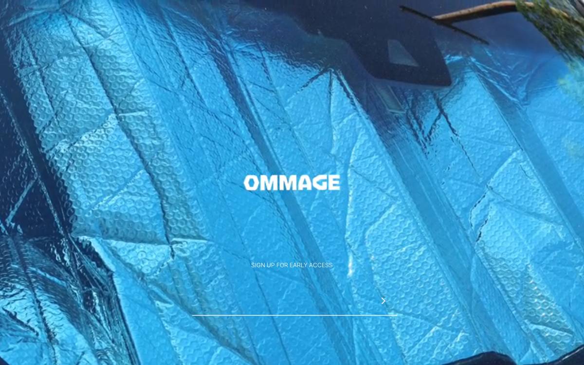 Ommage website preview