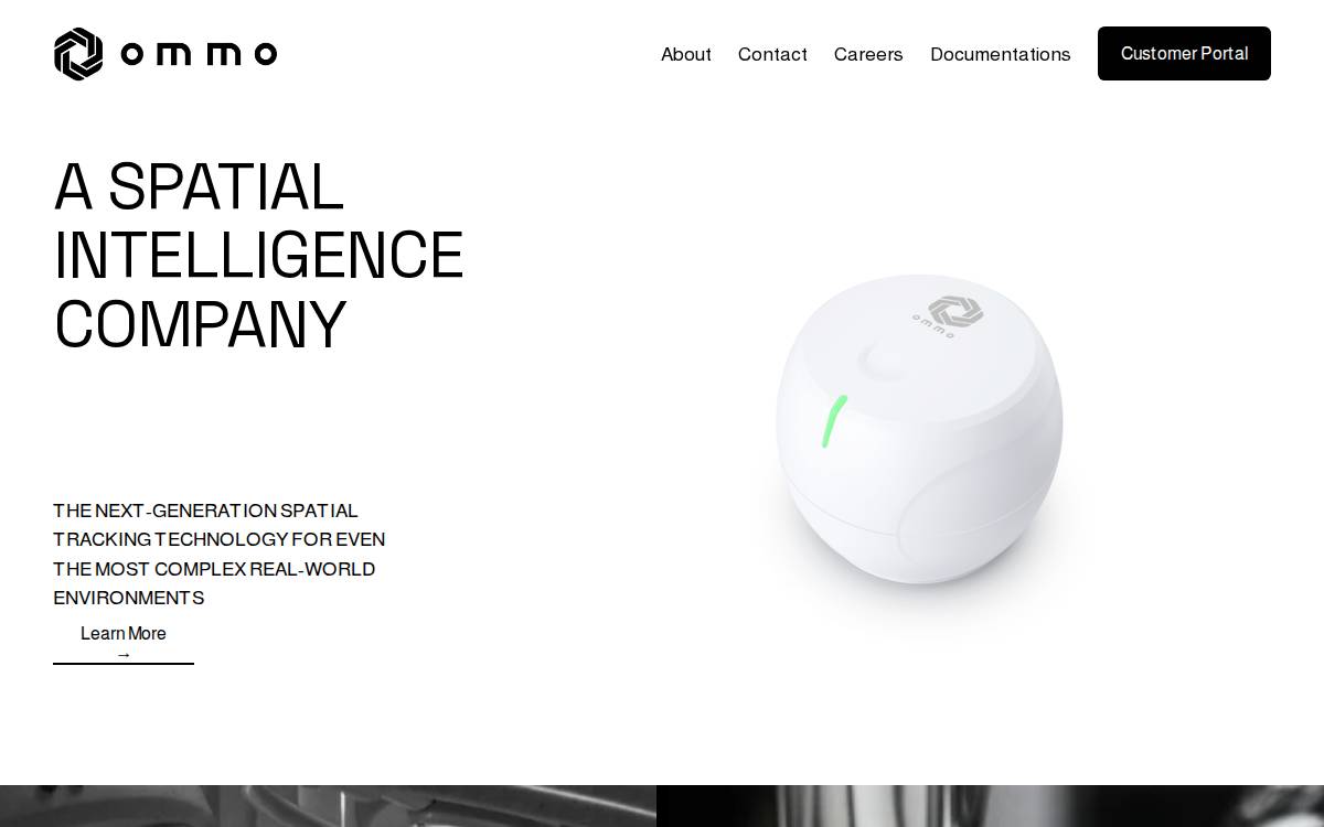 Ommo Technologies website preview