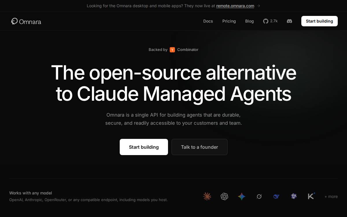 Omnara website preview